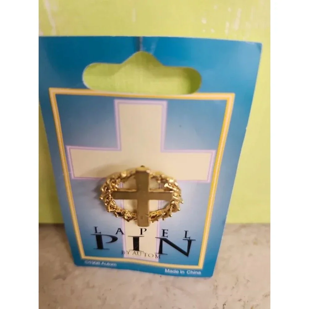 vintage 1998 cross with laurels by Autom